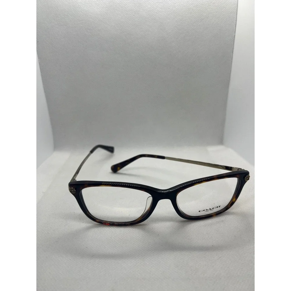 Coach HC 6142F Dark Tortoise Eyeglasses Frames 5120 53-16-140 Womens Rectangular